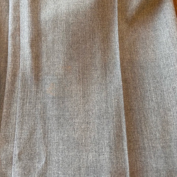 Lauren Ralph Lauren Gray Wool Blend Tailored Trousers Pants Size 14 FLAWED - Picture 8 of 8